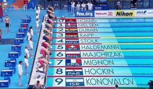 Mondiaux de natation 2015 : le faux départ de Clément Mignon