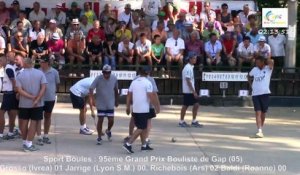 Finale du 95ème Grand Prix Bouliste, Sport Boules, Gap 2015