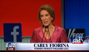 Carly Fiorina in first GOP debate