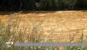 Aux États-Unis, une rivière polluée par l'agence de protection de l'environnement devient orange
