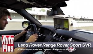 1000 m départ arrêté en Range Rover Sport SVR