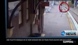 Pour récupérer son hula hoop, cette fillette a failli se faire écraser par un train