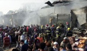 Explosion d'un camion piégé dans un marché de Bagdad : au moins 33 morts et 74 blessés