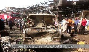 Une cinquantaine de morts dans un attentat de l'EI à Bagdad