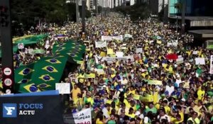 Brésil : manifestations monstres contre le gouvernement