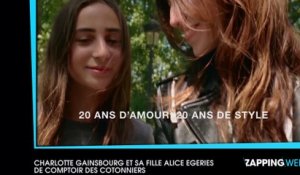 Charlotte Gainsbourg et sa fille Alice, 13 ans, nouvelles égéries de Comptoir des cotonniers