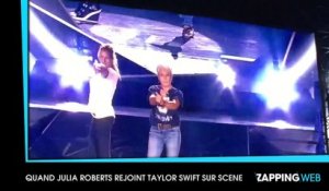 Taylor Swift invite Julia Roberts et Joan Baez à danser avec elle sur scène