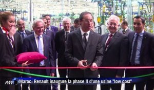 Maroc: Renault inaugure la phase II de son usine "low cost"