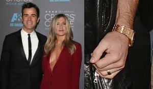 On a vu l'alliance de Justin Theroux pour la première fois depuis son mariage avec Jennifer Aniston