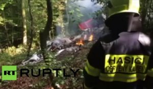 Deux avions sont entrés en collision au-dessus de la Slovaquie, au moins sept victimes