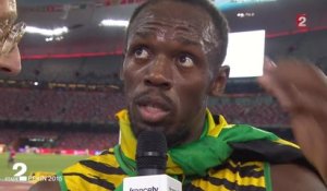 Usain Bolt : "Une victoire qui signifie beaucoup"