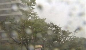 Le typhon Goni atteint le sud du Japon