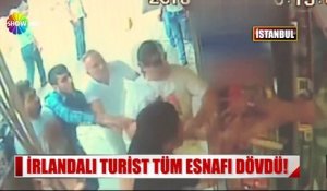 Un touriste irlandais envoie au tapis des commerçants turcs