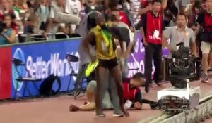Usain Bolt renversé par un deux-roues électrique