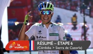 Résumé - Étape 6 (Córdoba / Sierra de Cazorla) - La Vuelta a España 2015