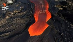 Hawaï : une impressionnante coulée de lave surgit du volcan Kilauea
