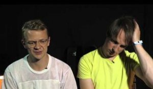 Django Django interview at Lowlands with Jimmy & Tommy