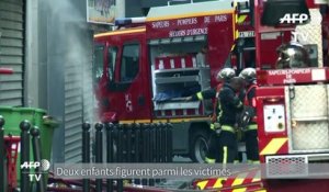 Huit morts dans l'incendie d'un immeuble à Paris