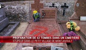 Une quarantaine de tombes profanées dans un village de l'Oise