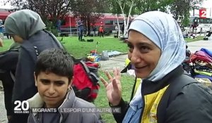 Les migrants arrivés en Autriche témoignent
