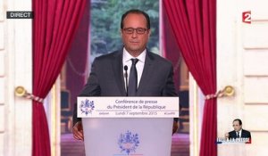 Envoyer des troupes au sol en Syrie est "inconséquent et irréaliste", juge Hollande