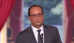François Hollande : "La dispersion, c'est la disparition"