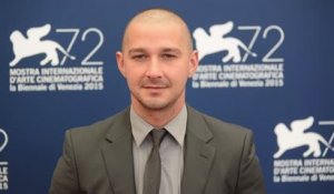 Shia LaBeouf est rasé de près pour le Festival du Film de Venise