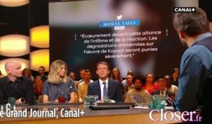 GDJ : Manuel Valls condamne les tags antisémites sur le "vagin de la reine" à Versailles