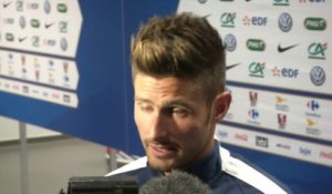 Foot - Amicaux - Bleus : Giroud «J'ai manqué de réussite et d'efficacité»