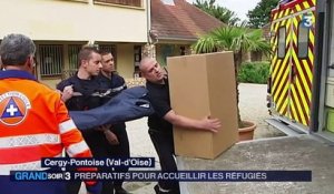 La France se prépare à accueillir des réfugiés