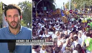 Catalogne : l'immense marche en faveur de l'indépendance