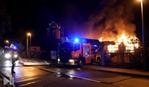 Incendie rue d'Alger à Strasbourg