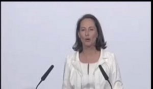 1er tour : Déclaration Segolene Royal