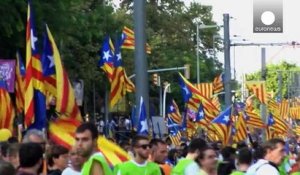 Catalogne: des milliers d'indépendantistes réclament la sécession