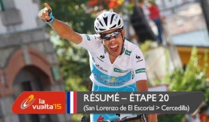 Résumé - Étape 20 (San Lorenzo de El Escorial / Cercedilla) - La Vuelta a España 2015