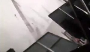 La vidéo de la grue qui s'effondre sur la Grande Mosquée de La Mecque