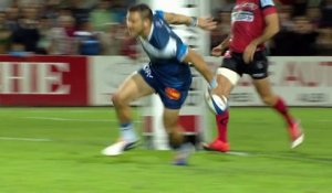 TOP 14 - Castres - Oyonnax : 35-26 - ESSAI 2 Uwa TAWALO (OYO) - Saison 2015/2016