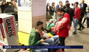 Crise des réfugiés : à la veille d'un conseil extraordinaire à Bruxelles, l'Allemagne ferme ses portes
