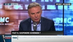 Brunet & Neumann: Crise des migrants et fermeture de la frontière allemande: Faut-il suspendre Schengen ? - 14/09