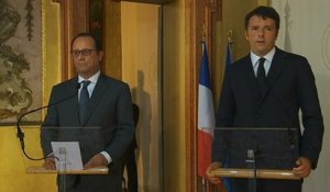 Déclaration conjointe avec Matteo RENZI, Président du Conseil italien