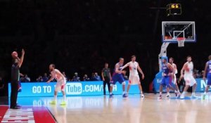 Shoot de Nicolas Batum à 3pts contre l'Espagne #Eurobasket2015