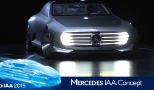 Mercedes Concept IAA en direct du salon de Francfort 2015