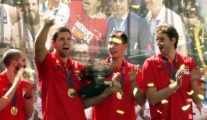 Euro 2015 - Les héros espagnols accueillis à Madrid