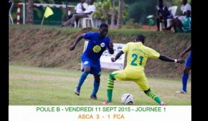‪#TournoidesTalentsdesLagunes‬ ‪#Foot225‬ ‪#IvoireAcadémie‬ - Résumé - Journée 1 - ASCA vs FCA (3-1) - Septembre 2015