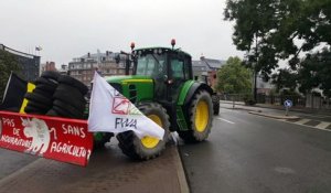 Manifestation des agriculteurs à Namur