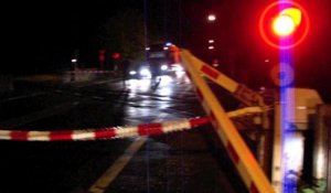 Estrées-Saint-Denis : un camion percute une barrière au passage à niveau