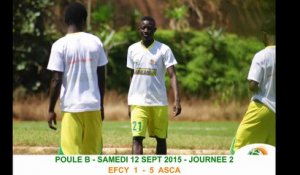 #TournoidesTalentsdesLagunes‬ ‪#Foot225‬ ‪#IvoireAcadémie‬ - Résumé - Journée 2 - EFCY vs ASCA (1-5) - Septembre 2015