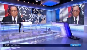 La France isolée sur le dossier syrien