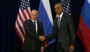 Rencontre glaciale entre Obama et Poutine à l'ONU