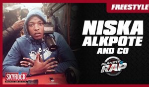 Freestyle de Niska, Alkpote and co en live dans Planète Rap